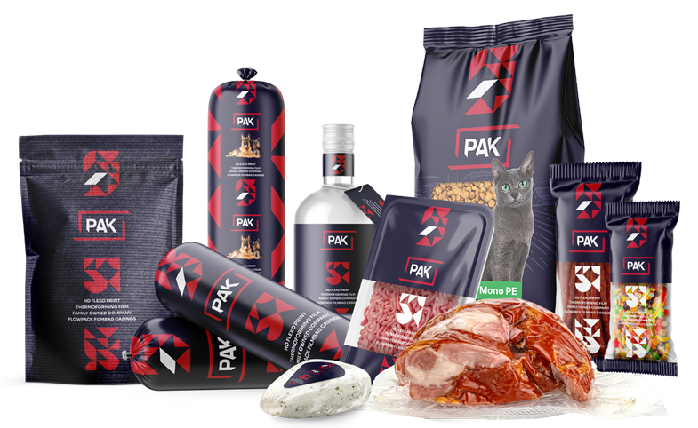 PAK-förpackningar: korvskinn, doypacks, flowpacks och djupdragningsfilm